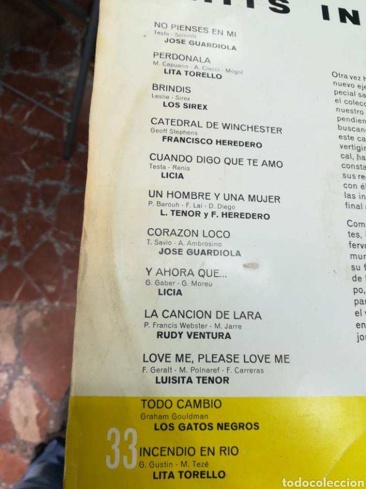 Discos de vinilo: Hits invierno lp 1967 escuchado - Foto 2