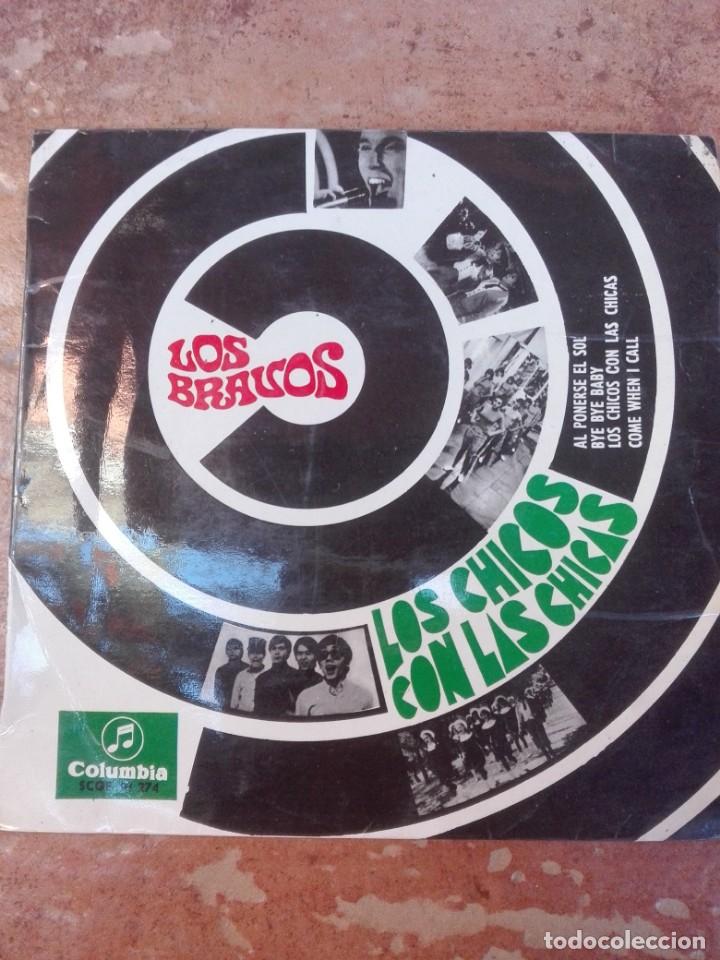 Discos de vinilo: LOS BRAVOS-EP LOS CHICOS CON LAS CHICAS - Foto 1