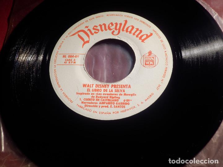 Discos de vinilo: DISCO VINILO - SINGLE - DISNEYLAND - EL LIBRO DE LA SELVA - HISPAVOX 1968 - Foto 1
