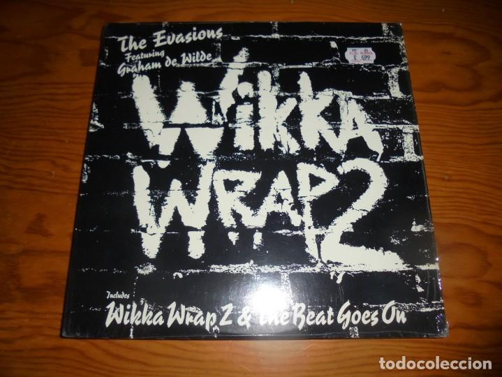 Discos de vinilo: THE EVASIONS. FEATURING GRAHAM DE WILDE. WIKKA WRAP 2 . MAXI SINGLE. IMPECABLE. (#) - Foto 1