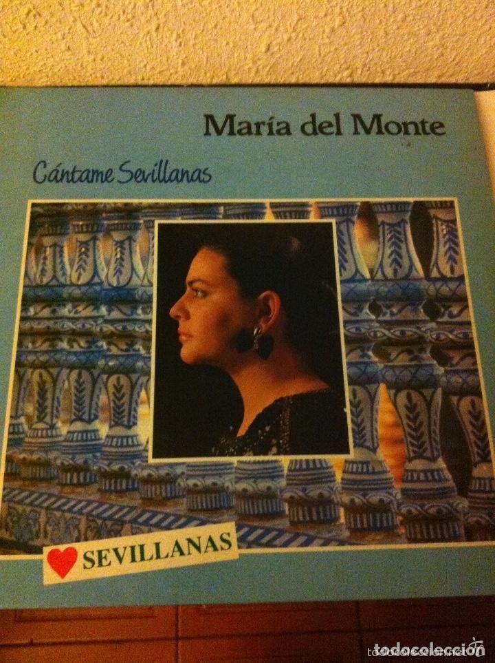 Discos de vinilo: maria del monte (c&aacute;ntame sevillanas) - Foto 1