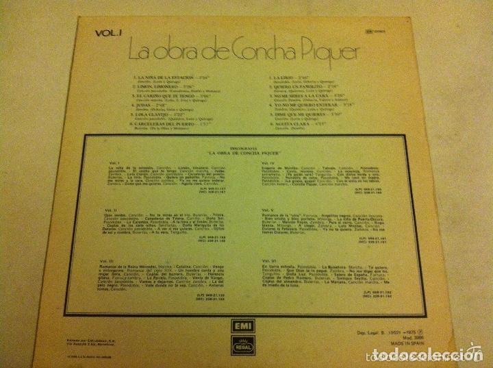 Discos de vinilo: conchita piquer - La obra de - Foto 2