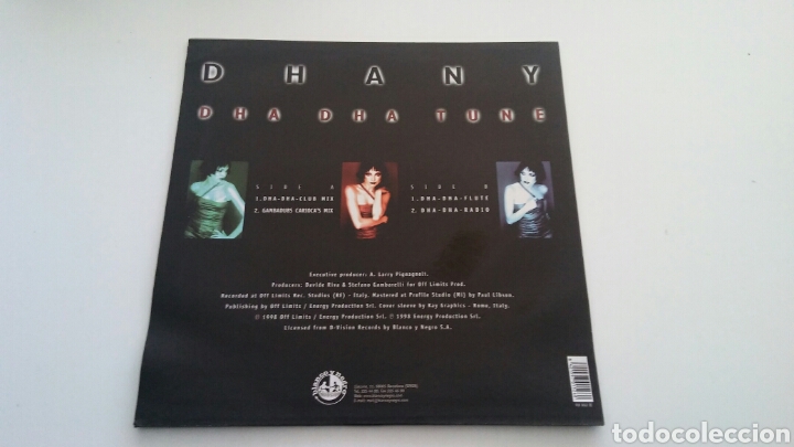 Discos de vinilo: Dhany - Dha Dha Tune - Foto 2