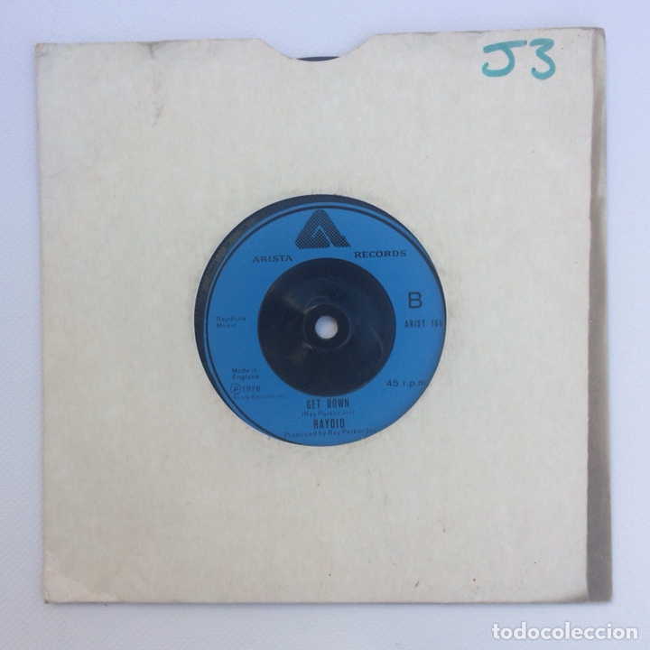 Discos de vinilo: RAYDIO &ldquo;Jack and Jill&rdquo; y &ldquo;get down&rdquo; - Foto 1