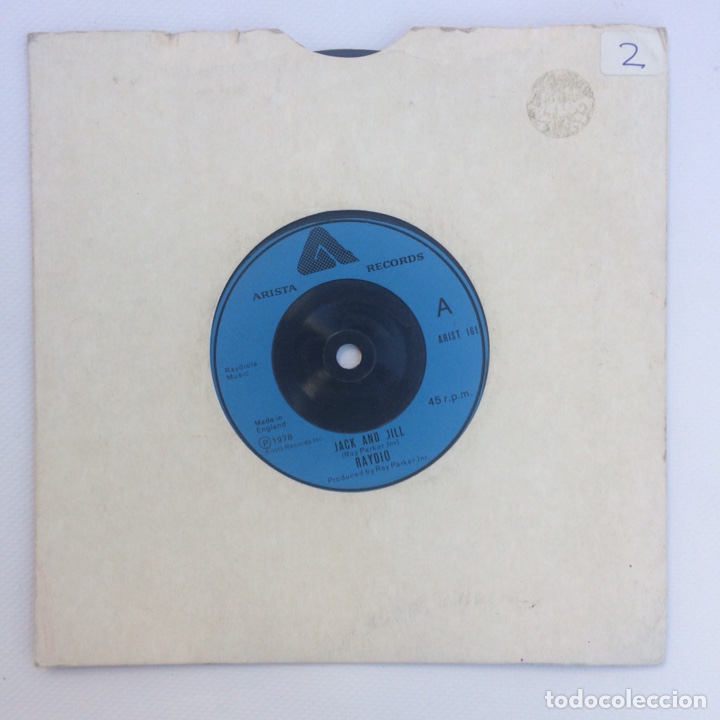 Discos de vinilo: RAYDIO &ldquo;Jack and Jill&rdquo; y &ldquo;get down&rdquo; - Foto 2