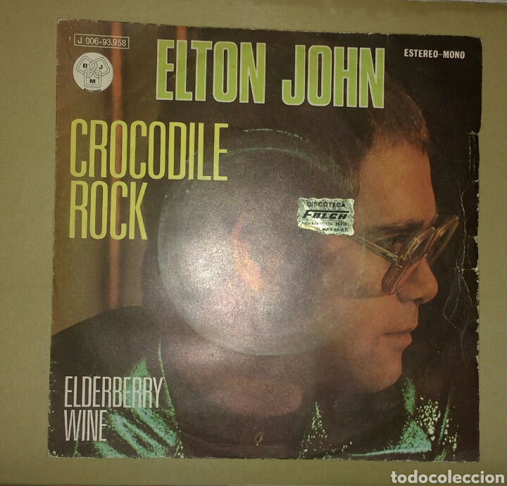 Discos de vinilo: Elton John. Cocodrile rock - Foto 1