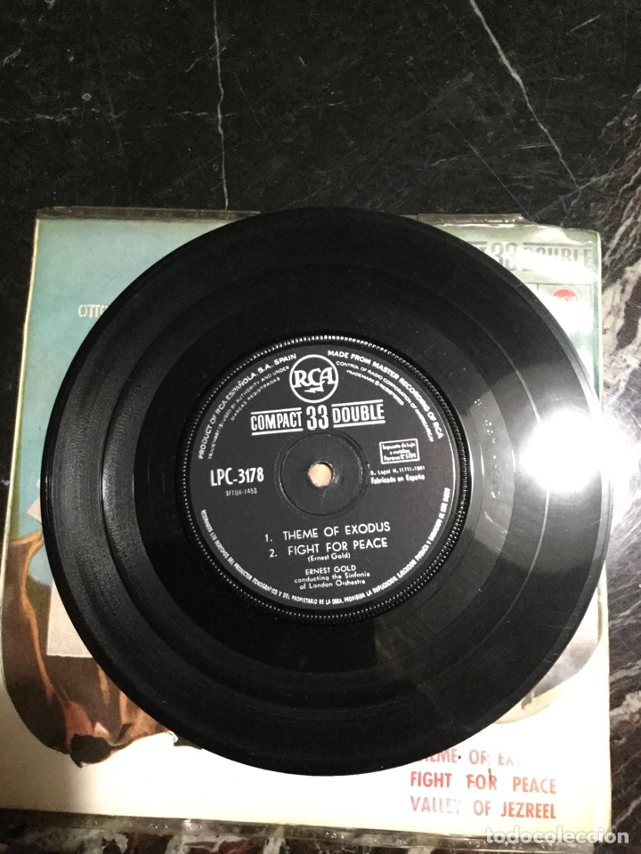 Discos de vinilo: DISCO EXODUS 1961 - Foto 3
