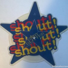 Discos de vinilo: GARY GLITTER. SHOUT! SHOUT! SHOUT!/ HAIR OF THE DOG. ARISTA, UK 1984 PICTURE SINGLE (ARISD 586). Lote 146821302