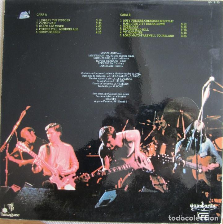 Discos de vinilo: NEW CELESTE: LIVE. MAGN&Iacute;FICO FOLK ESCOC&Eacute;S - Foto 2