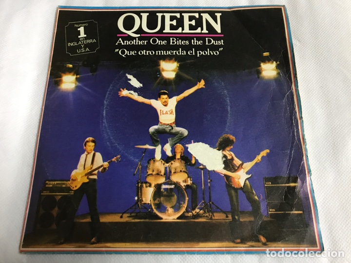 Discos de vinilo: EP QUEEN . ANOTHER ONE BITES THE DUST - Foto 1