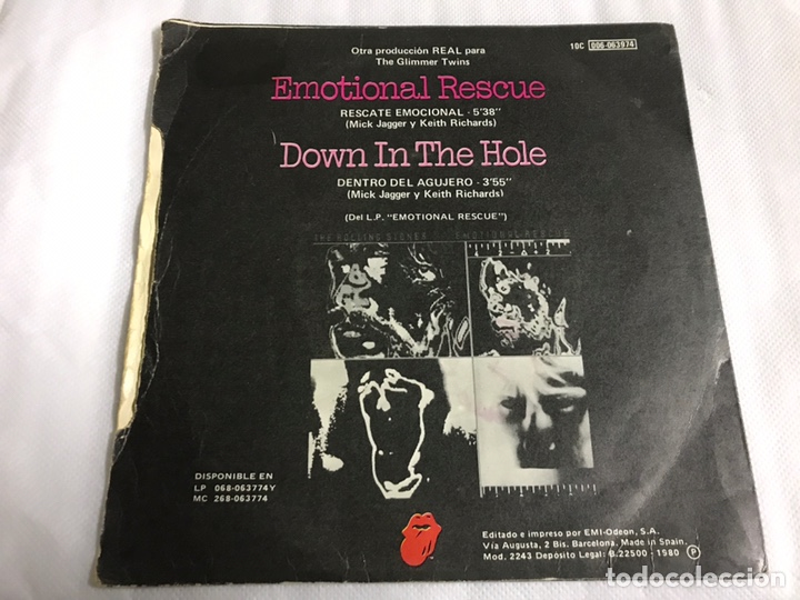 Discos de vinilo: EP ROLLING STONES. RESCATE EMOCIONAL - Foto 2