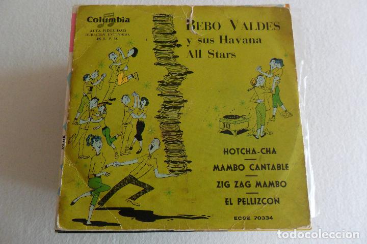 Disques de vinyle: BEBO VALDES Y SU HAVANA ALL STARS - HOTCHA-cha + 3 EP