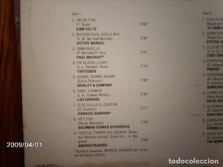 Discos de vinilo: 18 super hits  -  varios - Foto 3