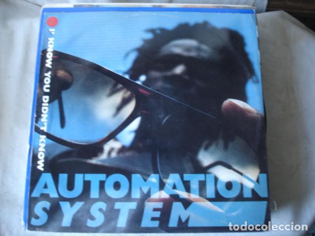 Discos de vinilo: Automation System I Know You Didnt Know - Foto 1