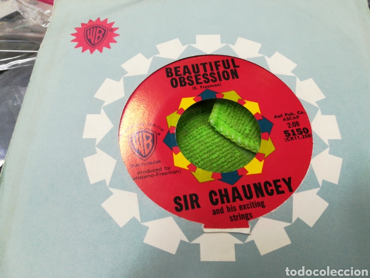 Discos de vinilo: Sir chauncey single beautiful obsession u.s.a. - Foto 1