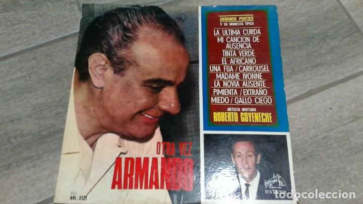 Disques de vinyle: ARMANDO PONTIER -OTRA VEZ ARMANDO- LP RCA VICTOR ARGENTINA