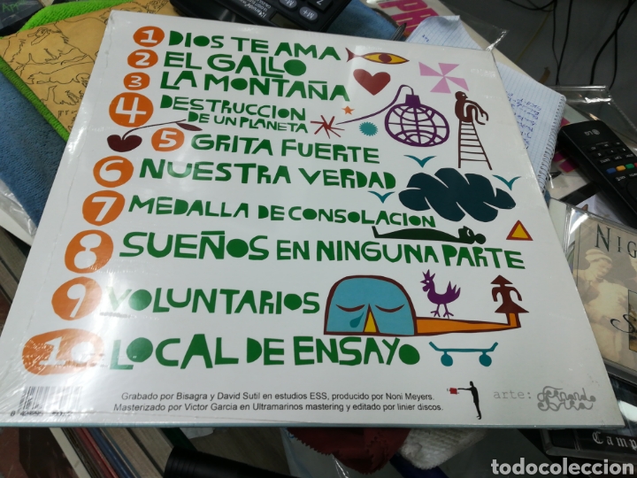 Discos de vinilo: Bisagra lp nuestra verdad 2017 precintado - Foto 2