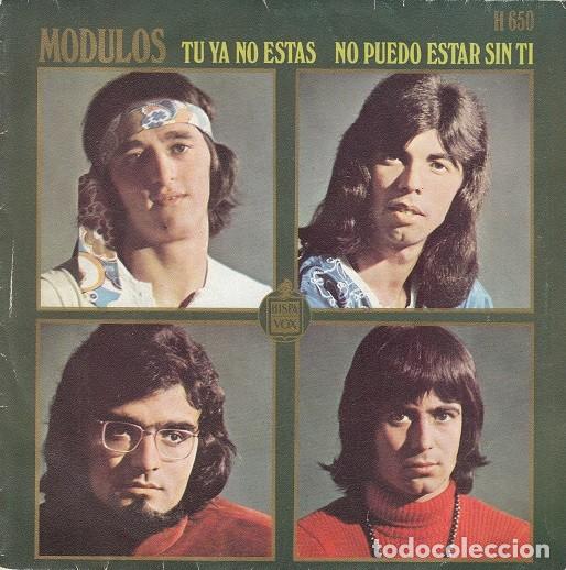 Discos de vinilo: MODULOS - TU YA NO ESTAS - SINGLE DE VINILO - Foto 1