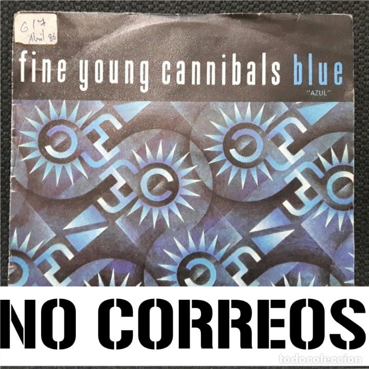 Discos de vinilo: FINE YOUNG CANNIBALS - BLUE - SINGLE - 1985 - Foto 2