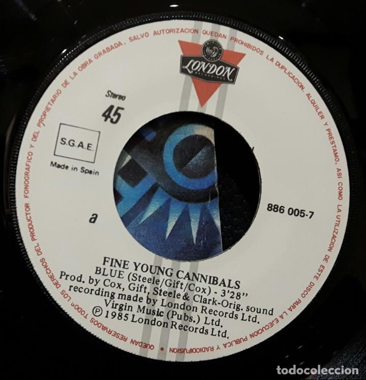 Discos de vinilo: FINE YOUNG CANNIBALS - BLUE - SINGLE - 1985 - Foto 5