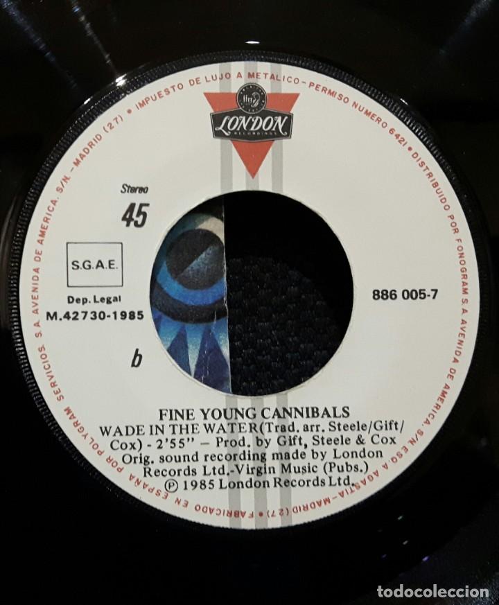Discos de vinilo: FINE YOUNG CANNIBALS - BLUE - SINGLE - 1985 - Foto 7
