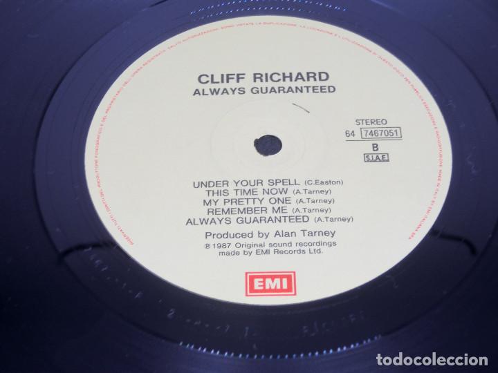 Discos de vinilo: LP - CLIFF RICHARD - ALWAYS GUARANTEED - 1987 - Foto 4