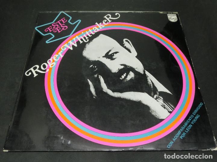 Discos de vinilo: LP - ESTE ES ROGER WHITTAKER - LEON YOUNG - 1970 - Foto 1