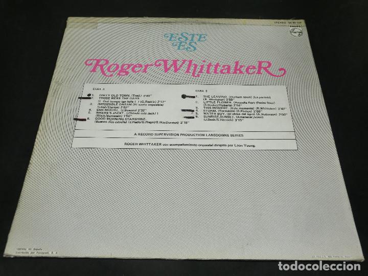 Discos de vinilo: LP - ESTE ES ROGER WHITTAKER - LEON YOUNG - 1970 - Foto 2