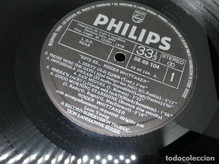 Discos de vinilo: LP - ESTE ES ROGER WHITTAKER - LEON YOUNG - 1970 - Foto 4