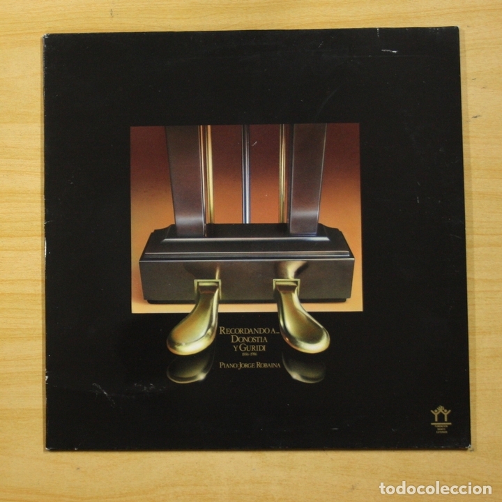 Discos de vinilo: JORGE ROBAINA - RECORDANDO A DONOSTIA Y GURIDI - LP - Foto 1