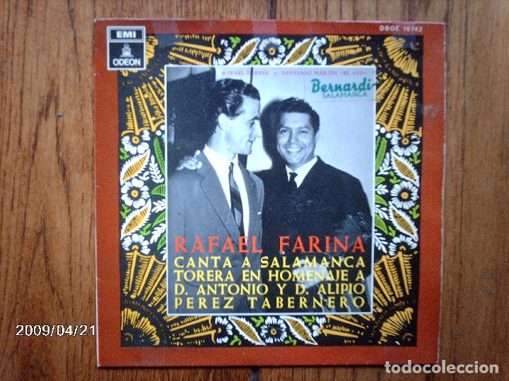 Vinyl-Schallplatten: rafael farina - casta y bravura +locura de conveniencia +torero de salamanca + la muerte de joselito
