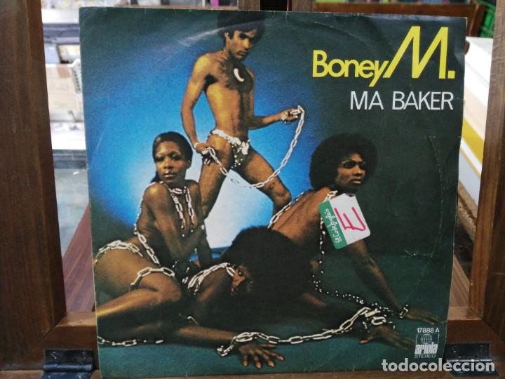 Vinyl-Schallplatten: Boney M. - Ma Baker, A Woman Change A Man - Single del Sello Ariola 1977