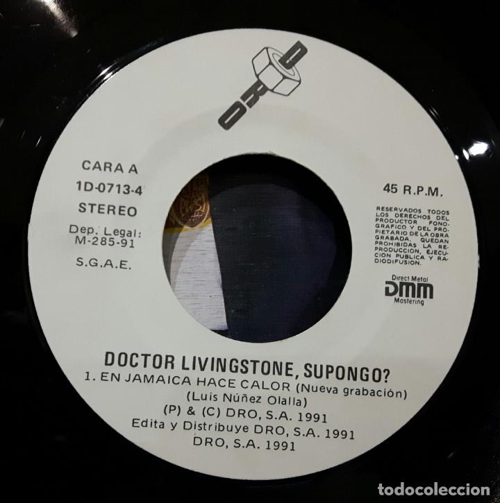 Discos de vinilo: DR. LIVINGSTONE SUPONGO - SINGLE - 1991 - DRO - Foto 6
