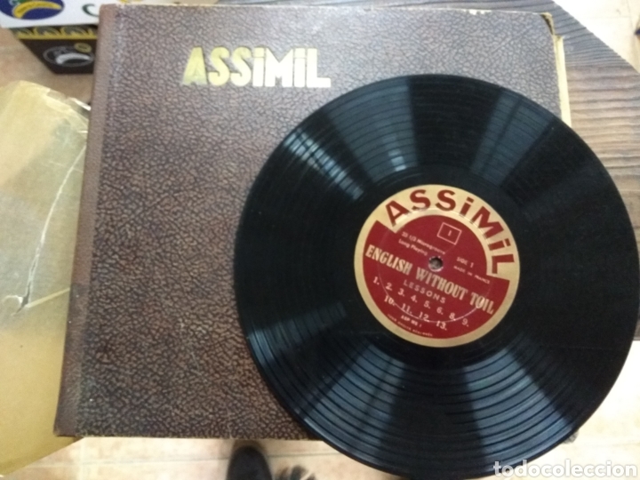 Discos de vinilo: Antiguo curso de ingl&eacute;s. Assimil. Cinco discos 33 - Foto 1