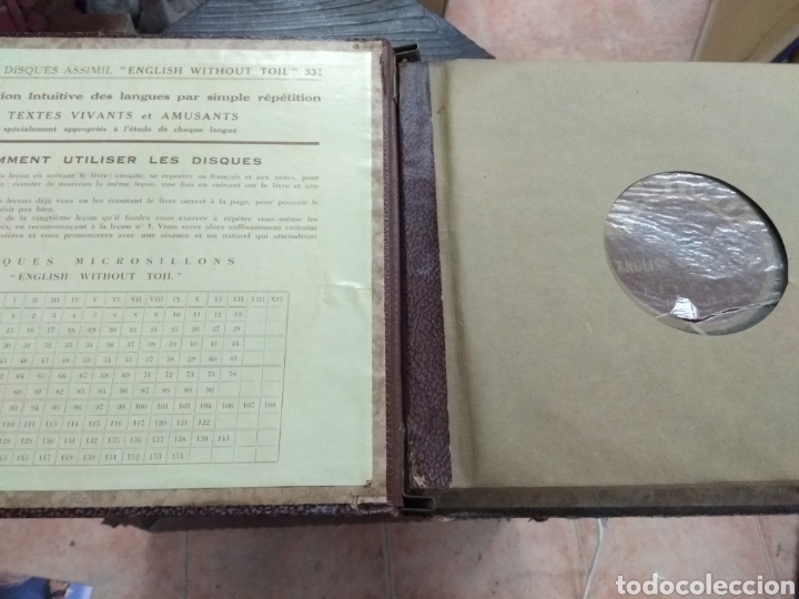 Discos de vinilo: Antiguo curso de ingl&eacute;s. Assimil. Cinco discos 33 - Foto 3