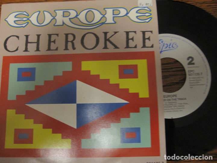 Discos de vinilo: EUROPE `Cherokee` SINGLE - Foto 1