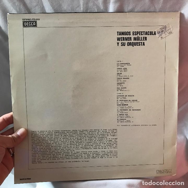 Discos de vinilo: Werner M&uuml;ller Y Su Orquesta Tangos Espectaculares - Foto 3