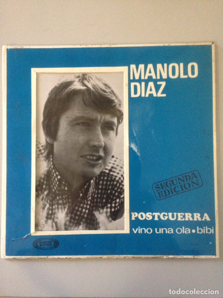 Discos de vinilo: MANOLO D&Iacute;AZ POSTGUERRA SEGUNDA EDICI&Oacute;N - Foto 1