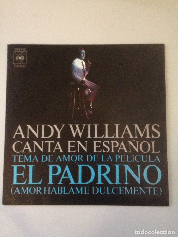 Discos de vinilo: ANDY WILLIAMS - Tema de amor de la pel&iacute;cula de EL PADRINO - Foto 1