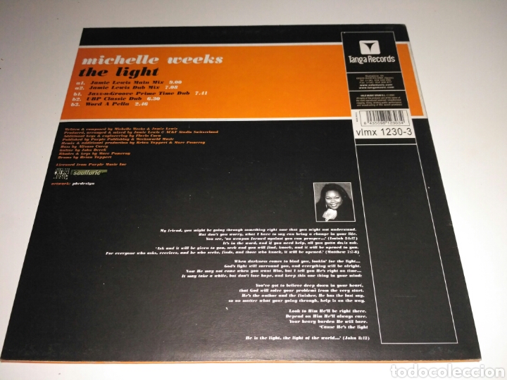 Discos de vinilo: Michelle Weeks - The Light - Foto 2