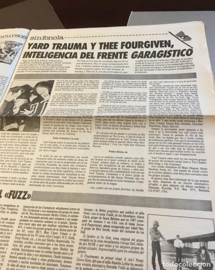 Discos de vinilo: Yard trauma the fourgiven Art&iacute;culo del suplemento dev&oacute;rame - Foto 1