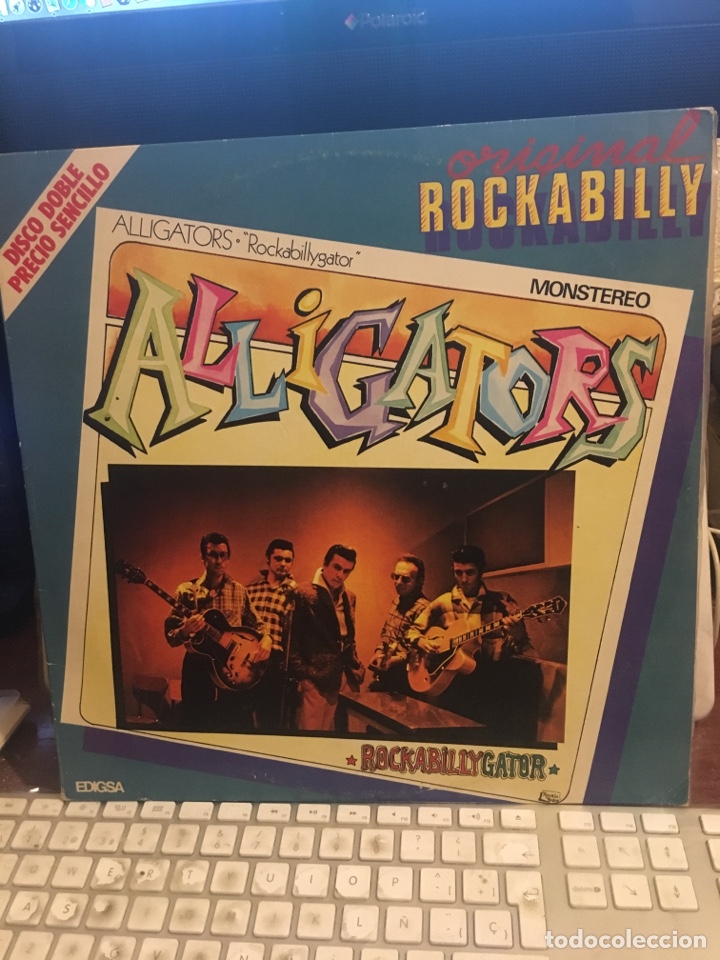 Discos de vinilo: ALLIGATORS-ROCKABILLYGATOR/CHRIS EVANS-1981-2 LP-EXCELENTE ESTADO - Foto 1
