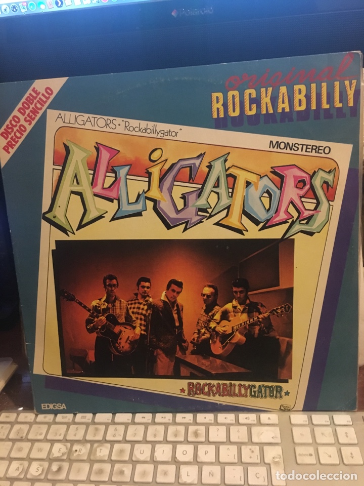 Discos de vinilo: ALLIGATORS-ROCKABILLYGATOR/CHRIS EVANS-1981-2 LP-EXCELENTE ESTADO - Foto 2