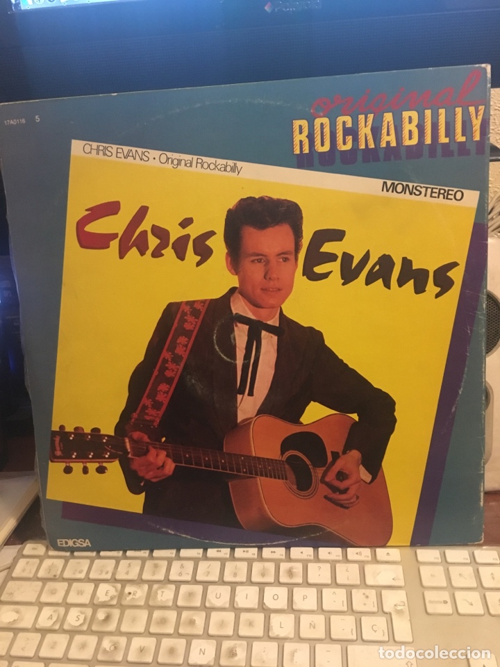 Discos de vinilo: ALLIGATORS-ROCKABILLYGATOR/CHRIS EVANS-1981-2 LP-EXCELENTE ESTADO - Foto 3