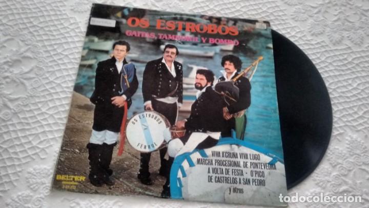 Discos de vinilo: LP ( VINILO) DE OS ESTROBOS A&Ntilde;OS 80 - Foto 1