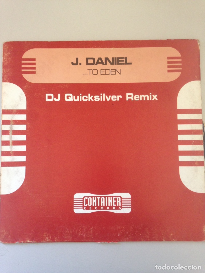 Discos de vinilo: J. DANIEL TO ED&Eacute;N DJ QUICKSILVER REMIX - Foto 1