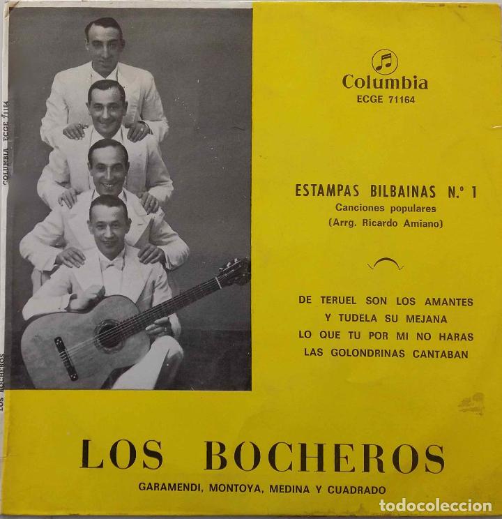 Discos de vinilo: LOS BOCHEROS. ESTAMPAS BILBAINAS. EP - Foto 1
