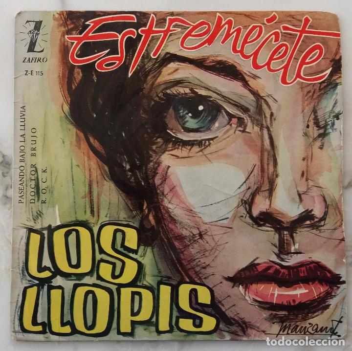Discos de vinilo: LOS LLOPIS. ESTREM&Eacute;CETE. EP ESPA&Ntilde;A. - Foto 1