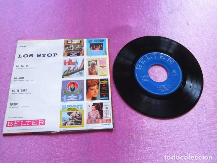 Discos de vinilo: LOS STOP YO TE DAR&Eacute;  LA, LA, LA  LA GR&Uacute;A  TOLEDO EP - Foto 2