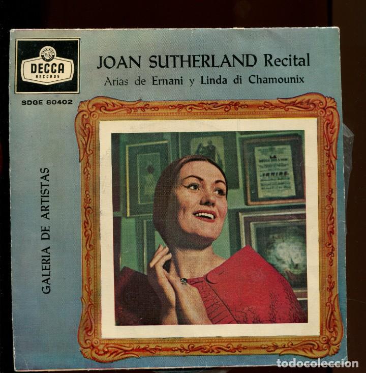 Discos de vinilo: Joan Sutherland. recital ernani. decca 1960. ep - Foto 1